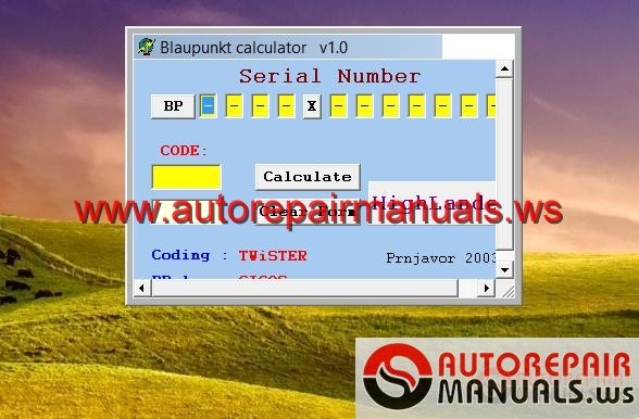 Grundig serial number code calculator v1.2